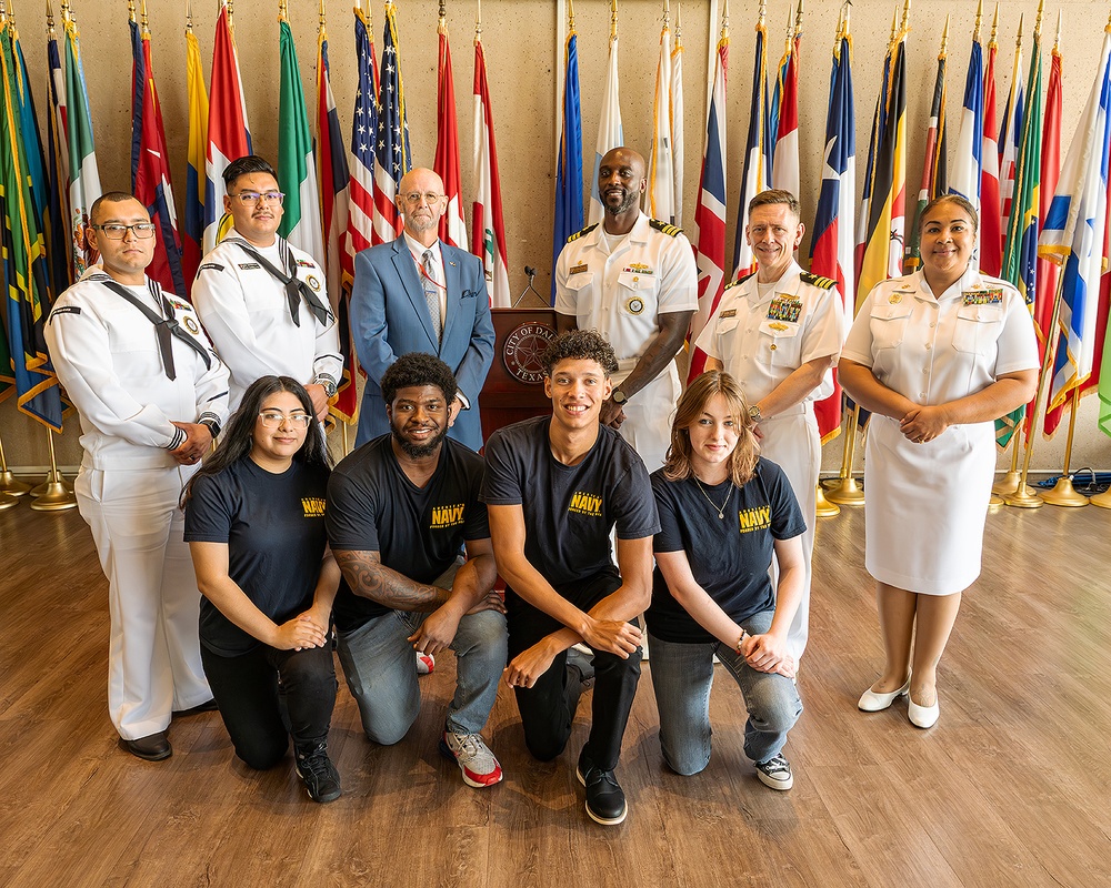 City of Dallas recognizes Navy's 250th birthday