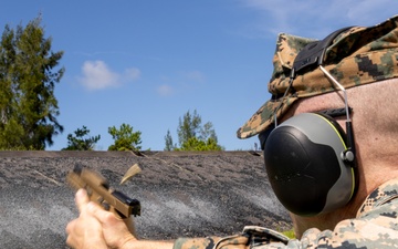 U.S. Marines conduct combat pistol program sustainment