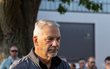 PNSY Retire Flag Dan Levesque