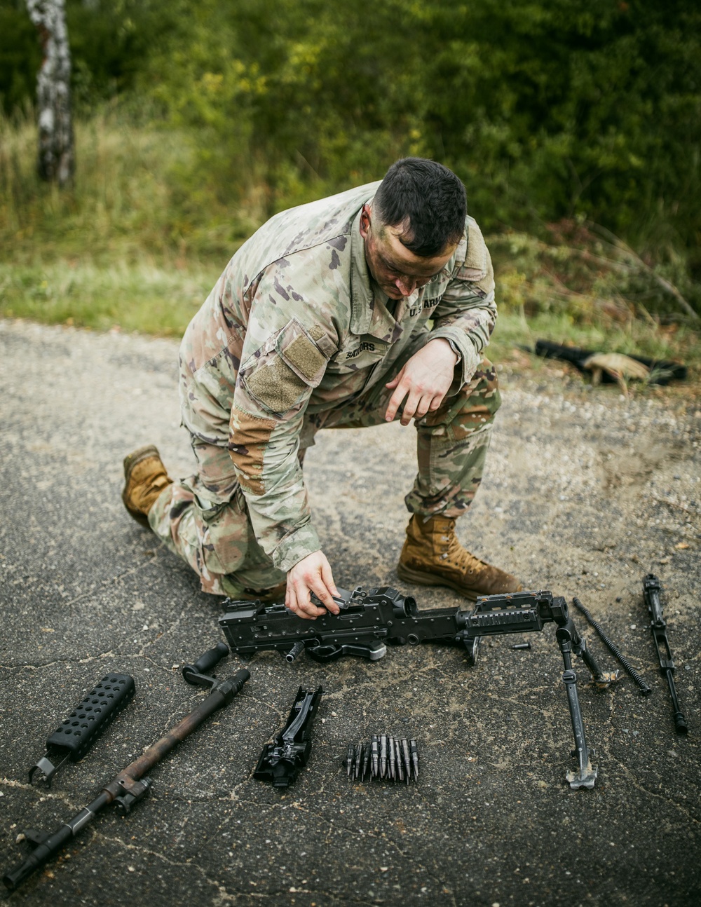 Spur Candidates Sharpen Weapons Knowledge and Proficiency