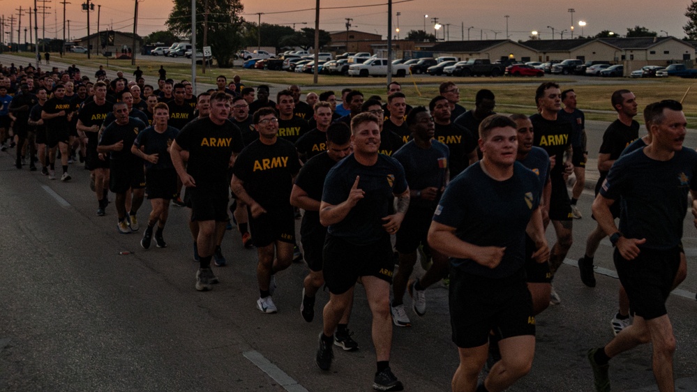 1st Cavalry Division NCO run