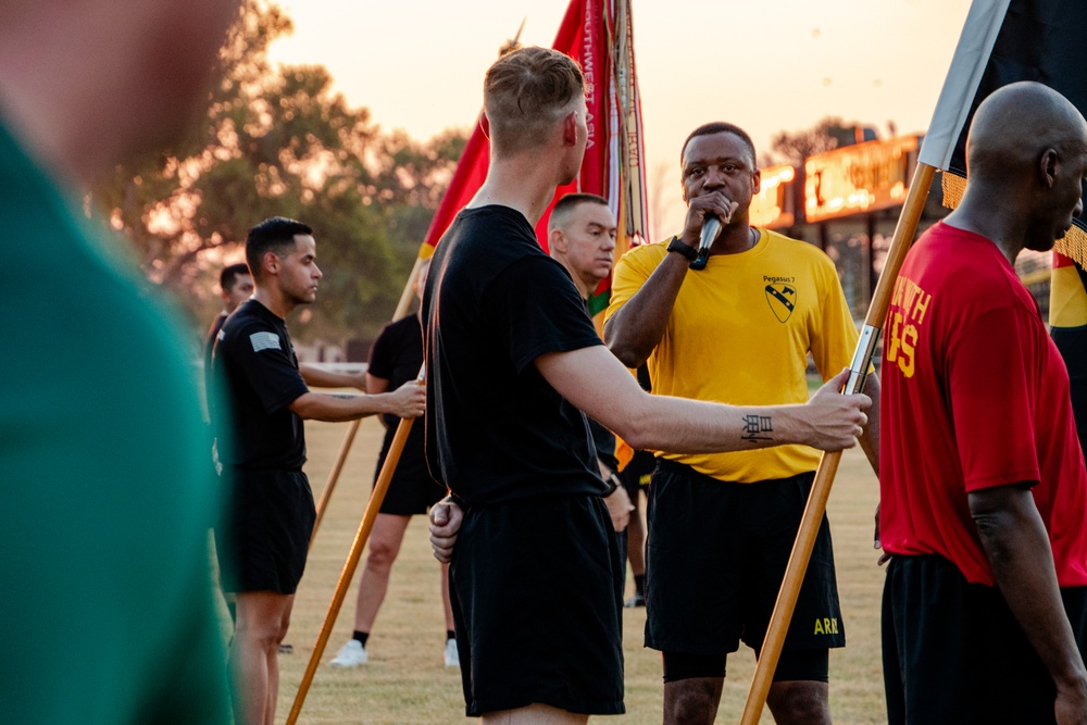 1st Cavalry Division NCO run