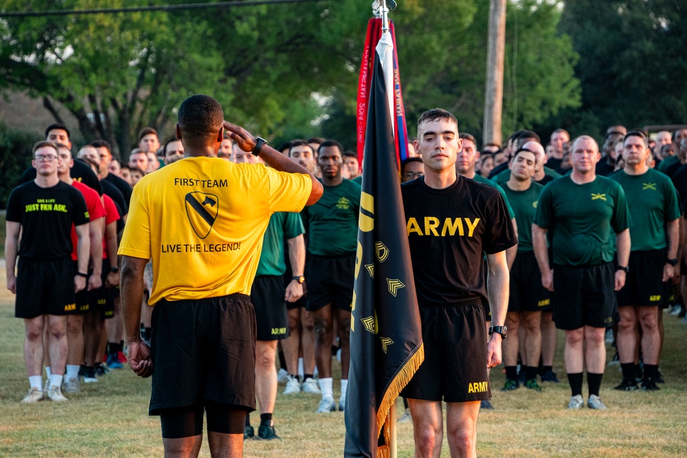 1st Cavalry Division NCO run