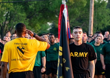 1st Cavalry Division NCO run