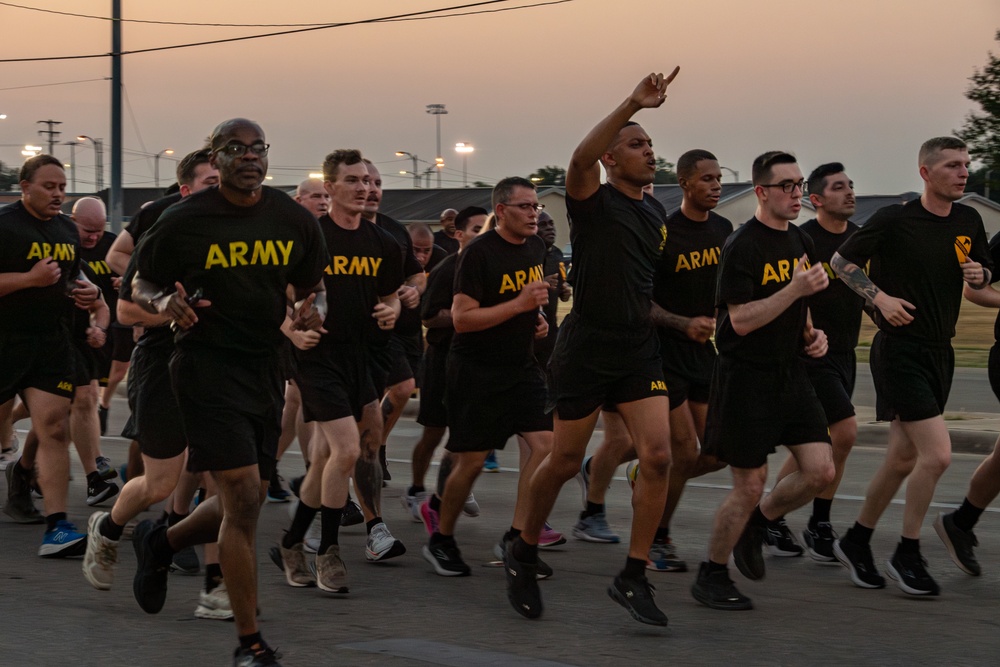 1st Cavalry Division NCO run