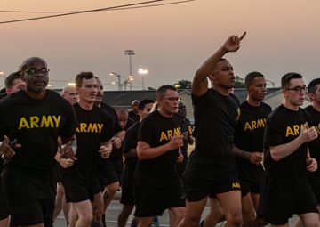 1st Cavalry Division NCO run