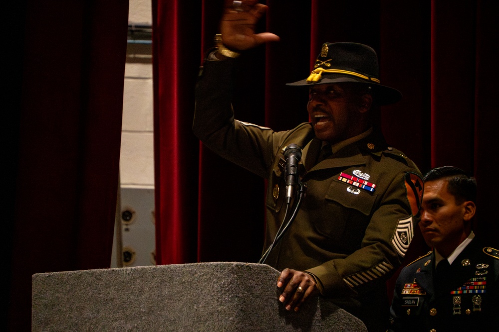 First Team NCO induction ceremony