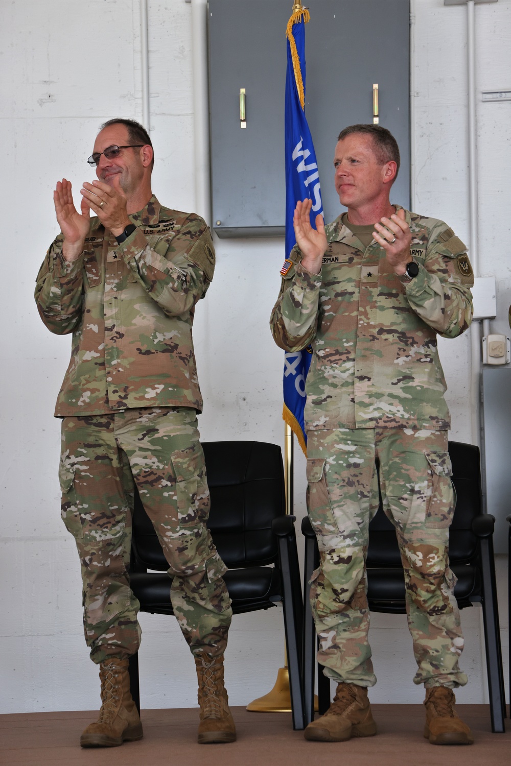 Maveric Battalion Soldiers return to Wisconsin