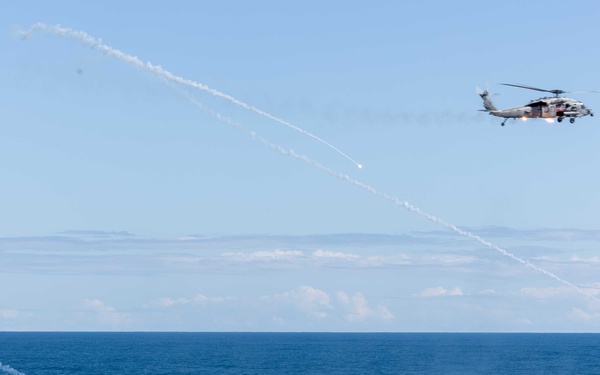 USS George H.W. Bush participates in the Titans of the Sea Presidential Review celebrating the Navy’s 250th birthday.