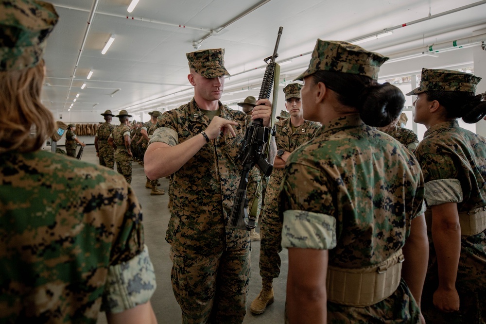 India Company Series Commander Inspection