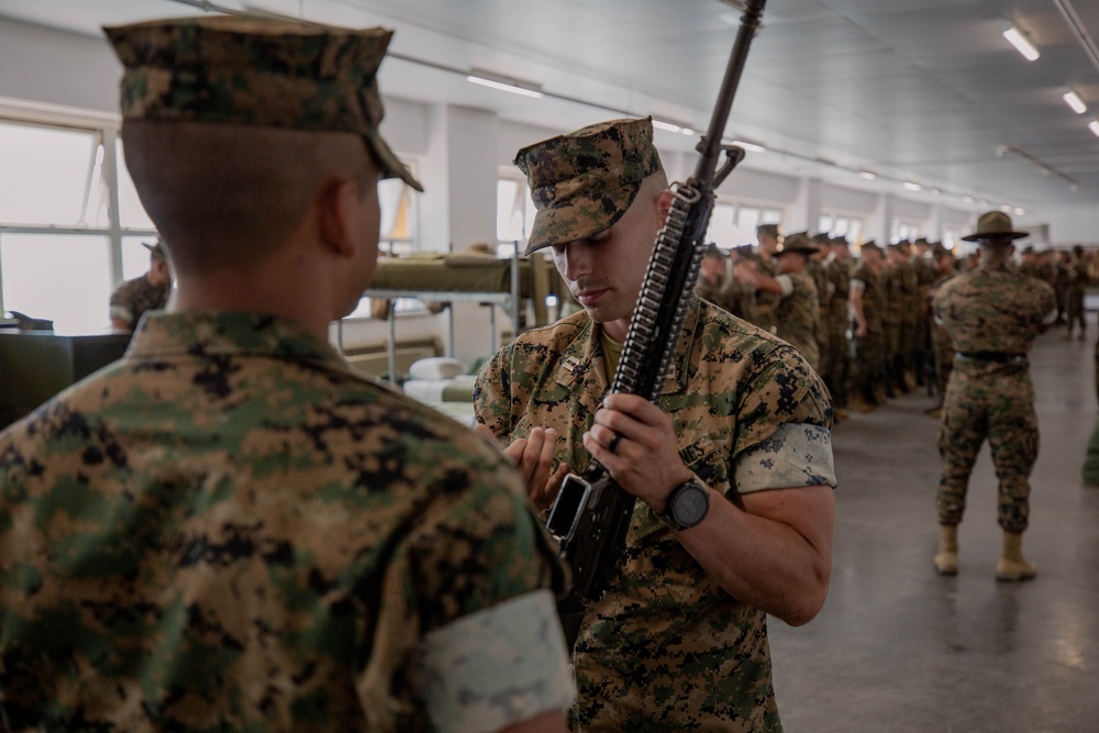India Company Series Commander Inspection