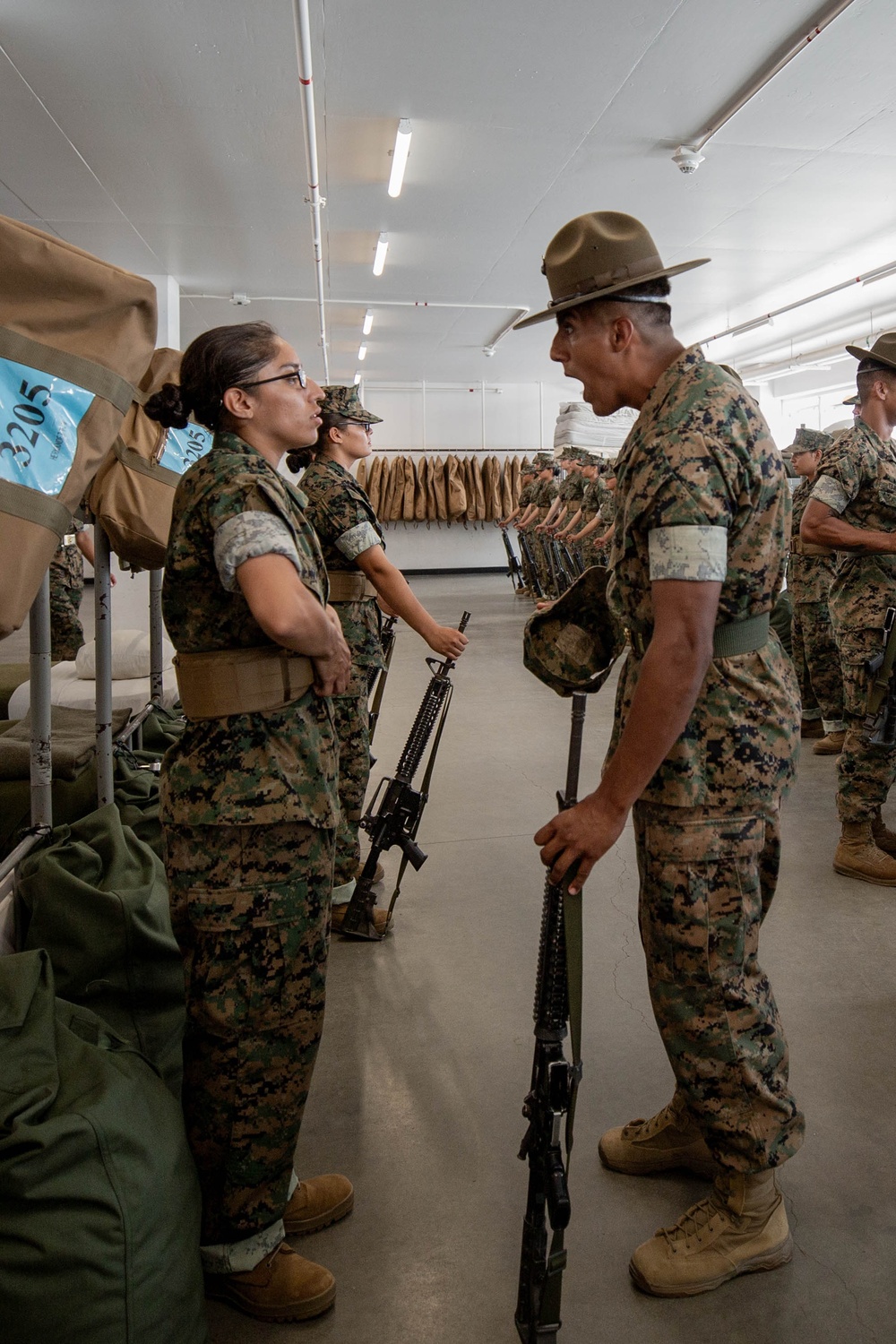 India Company Series Commander Inspection