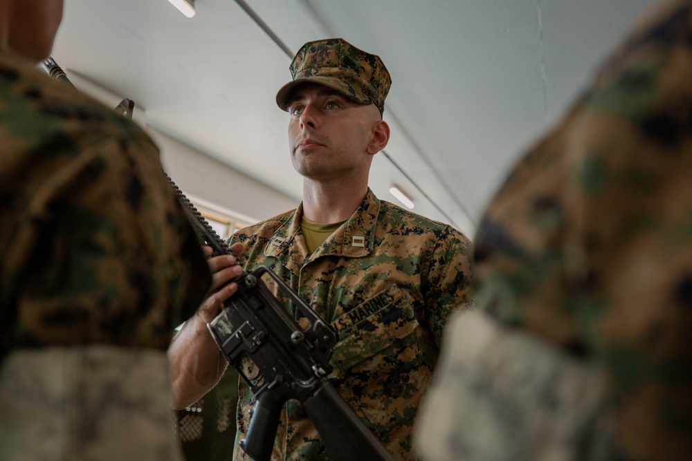 India Company Series Commander Inspection