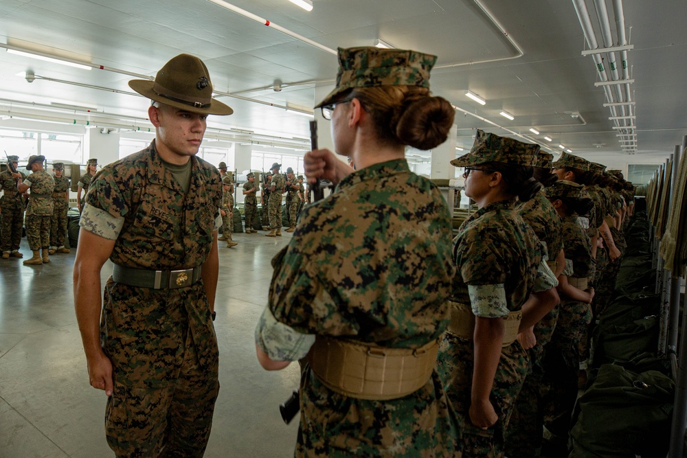 India Company Series Commander Inspection