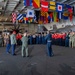 USS George H.W. Bush hosts President Donald J. Trump and First Lady Melania Trump during the Titans of the Sea Presidential Review celebrating the Navy’s 250th birthday.