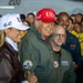 USS George H.W. Bush hosts President Donald J. Trump and First Lady Melania Trump during the Titans of the Sea Presidential Review celebrating the Navy’s 250th birthday.