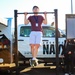 Student Performs A Pull-Up