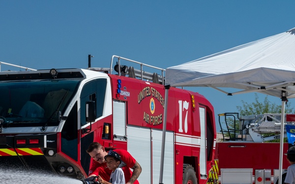 Nellis Airmen ignite awareness during Fire Prevention Week