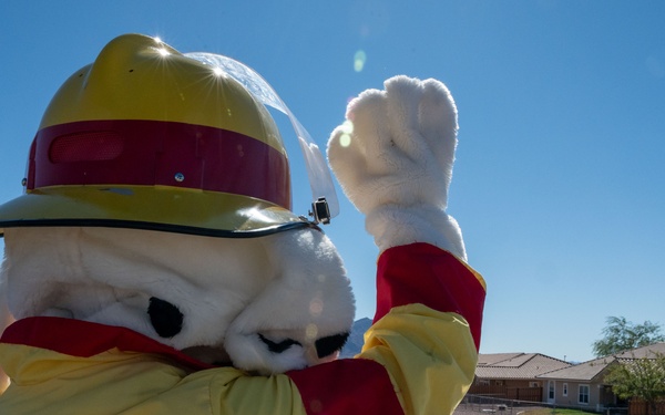 Nellis Airmen ignite awareness during Fire Prevention Week