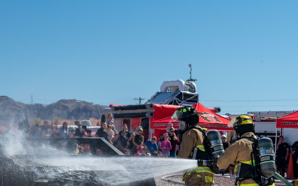 Nellis Airmen ignite awareness during Fire Prevention Week