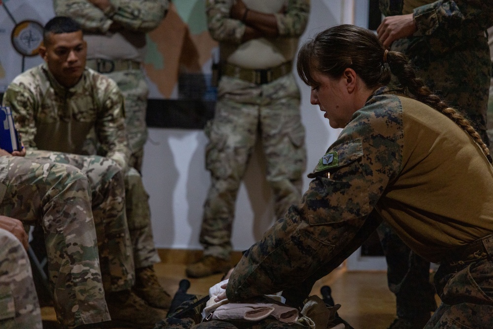 Navy Corpsman Teaches Casualty Care in Panama