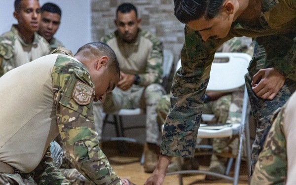 Navy Corpsman Teaches Casualty Care in Panama