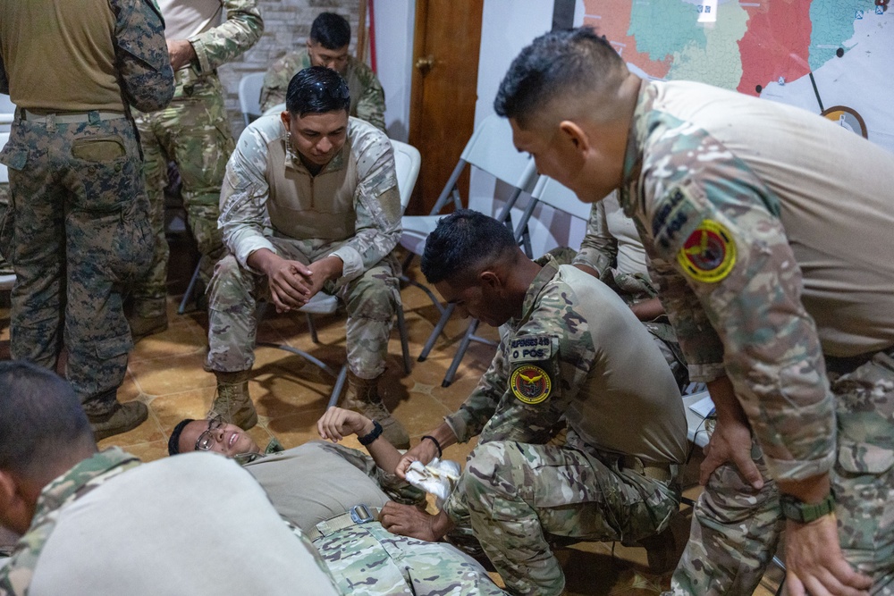 Navy Corpsman Teaches Casualty Care in Panama