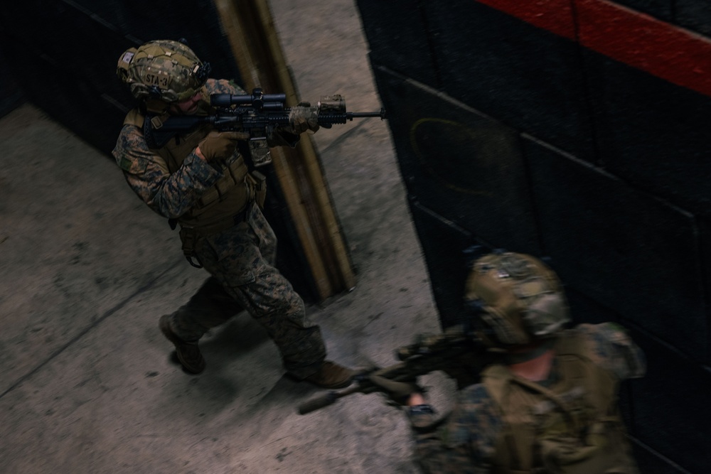 22nd MEU(SOC) | BLT 3/6 Scouts CQB Training in Camp Santiago, Puerto Rico