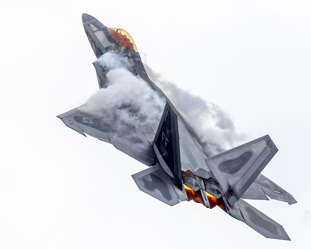 U.S. Air Force F-22 Raptor Demo Team Showcases Air Superiority at New York Air Show