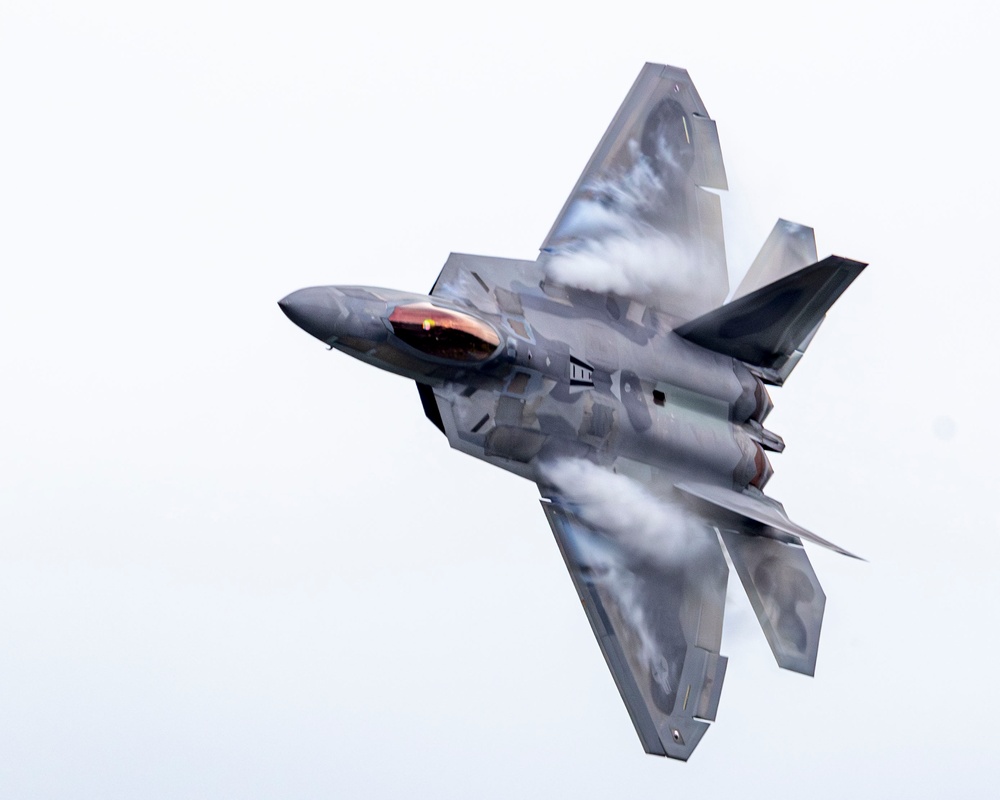 U.S. Air Force F-22 Raptor Demo Team Showcases Air Superiority at New York Air Show