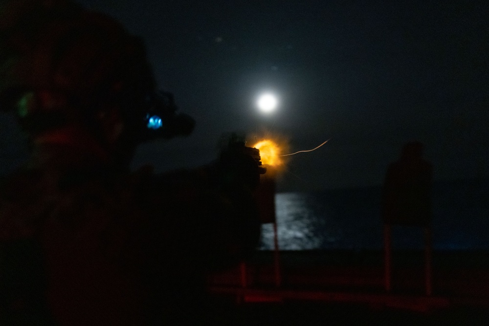 22nd MEU(SOC) | MSPF Deck Shoot on USS San Antonio
