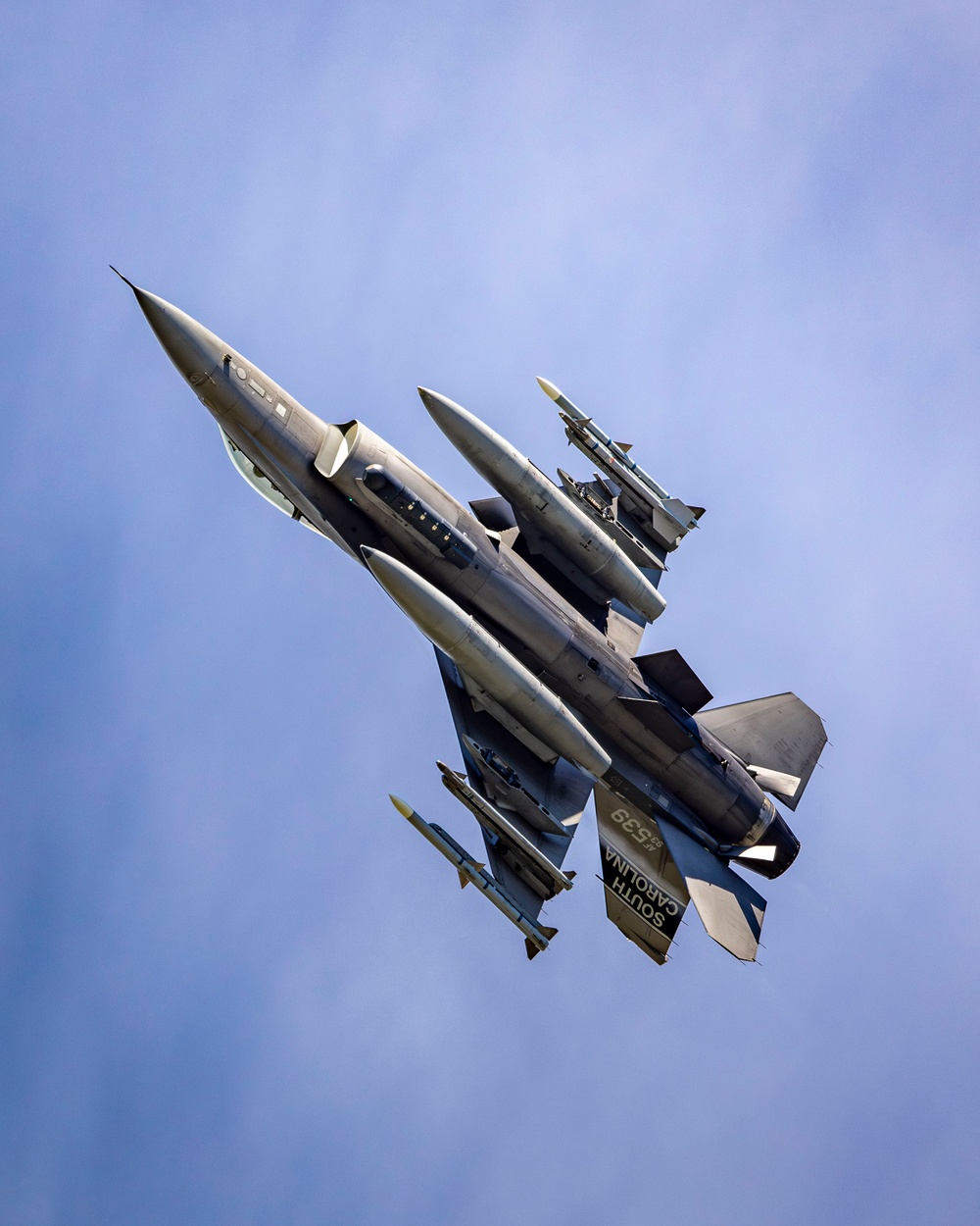 South Carolina Air National Guard’s F-16s Perform at New York Air Show