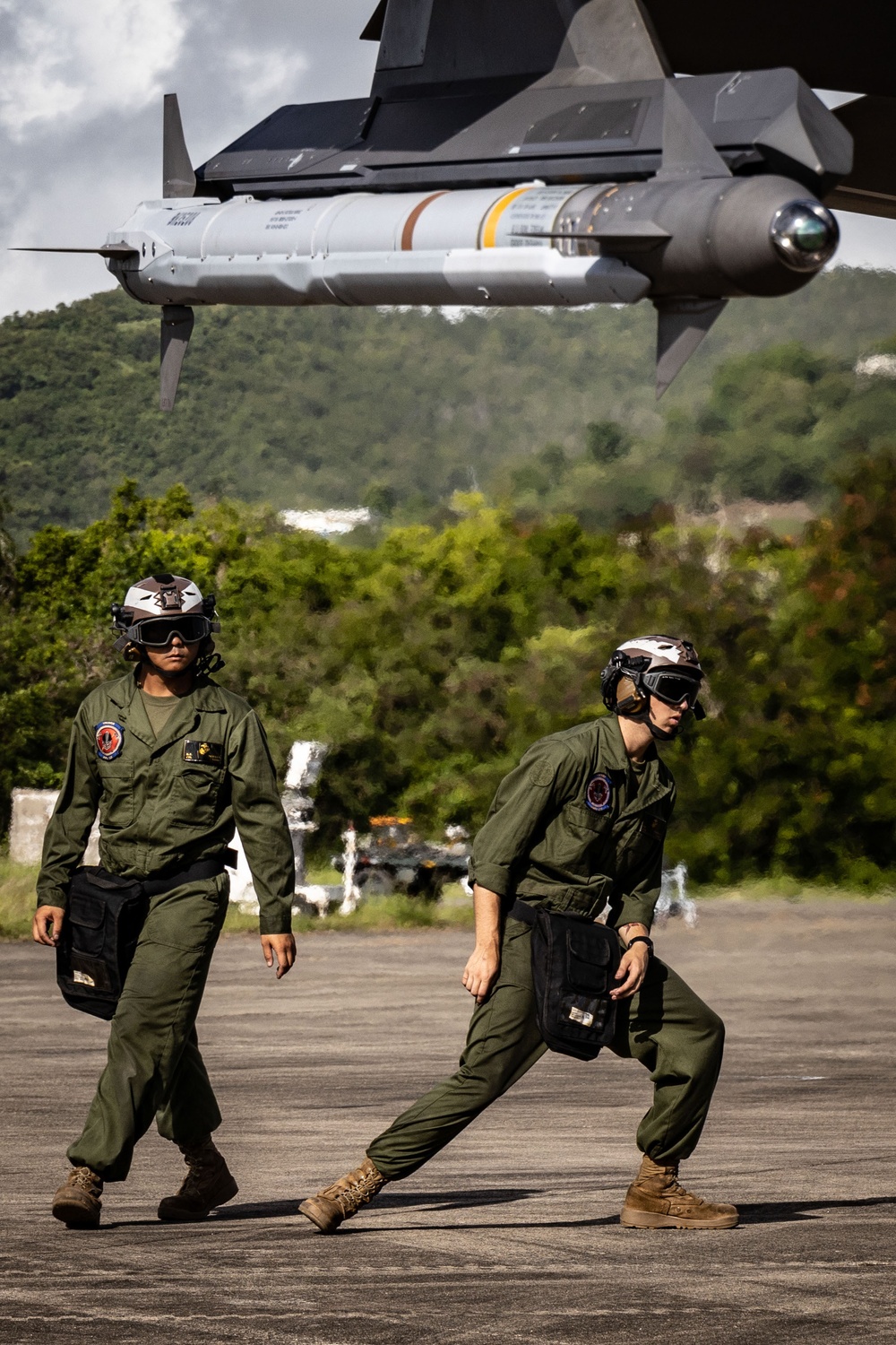VMFA-225 conducts flight operations in Puerto Rico