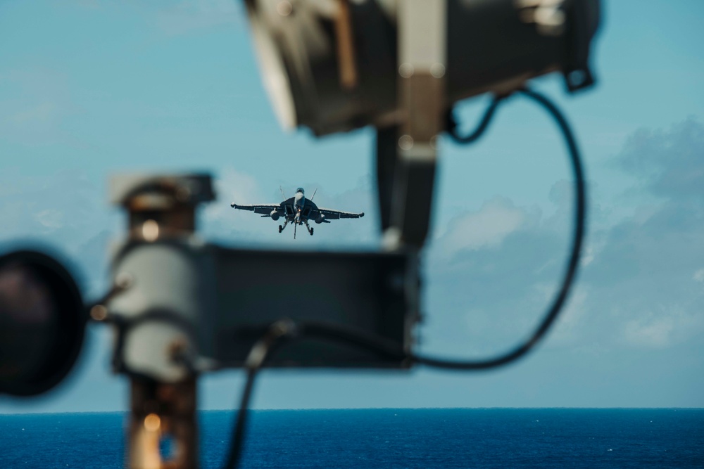 George Washington Conducts Flight Operations