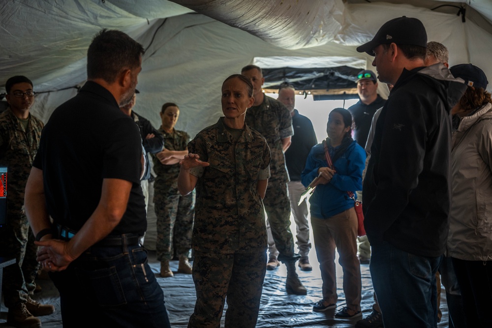 2nd MLG Commanding General attends UGV Demo