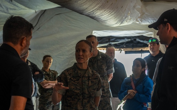 2nd MLG Commanding General attends UGV Demo