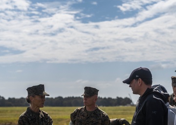 2nd MLG Commanding General attends UGV Demo