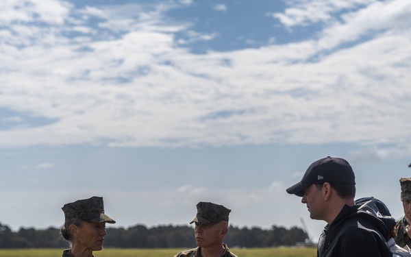 2nd MLG Commanding General attends UGV Demo
