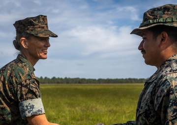 2nd MLG Commanding General attends UGV Demo