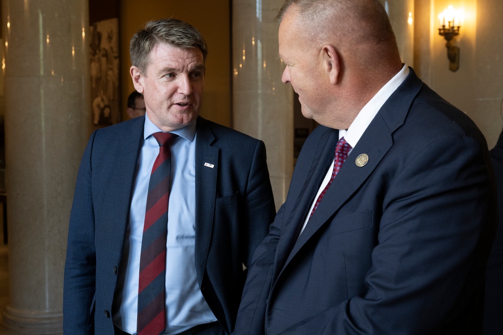 Prime Minister of the Faroe Islands Aksel Johannesen Visits ANC