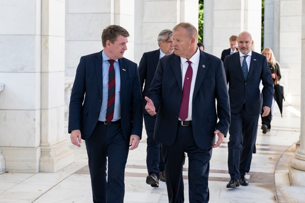 Prime Minister of the Faroe Islands Aksel Johannesen Visits ANC
