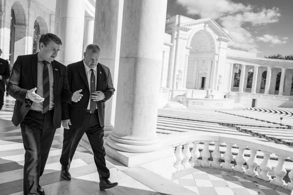 Prime Minister of the Faroe Islands Aksel Johannesen Visits ANC