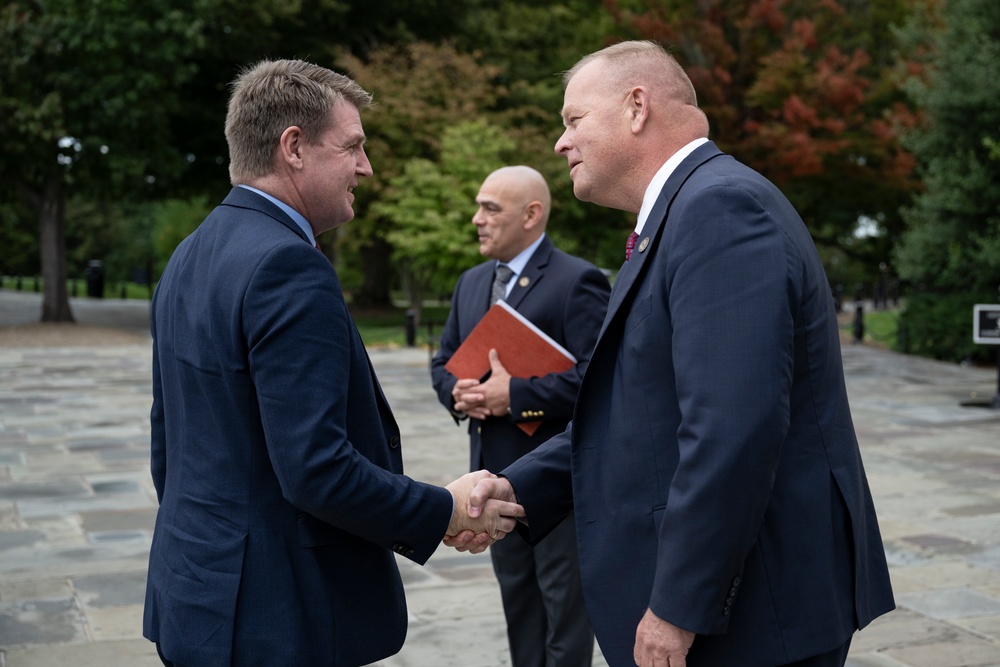 Prime Minister of the Faroe Islands Aksel Johannesen Visits ANC