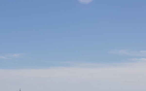 USS Cole participates in the Titans of the Sea Presidential Review celebrating the Navy’s 250th birthday.