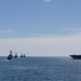 USS Cole participates in the Titans of the Sea Presidential Review celebrating the Navy’s 250th birthday.