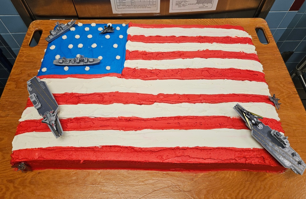 Naval Hospital Jacksonville galley serves 250th birthday special meal