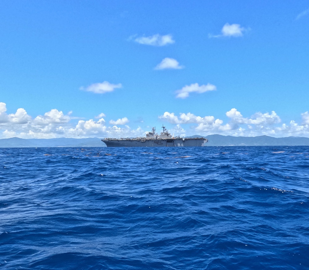 USS Iwo Jima Conducts Small Boat Operations