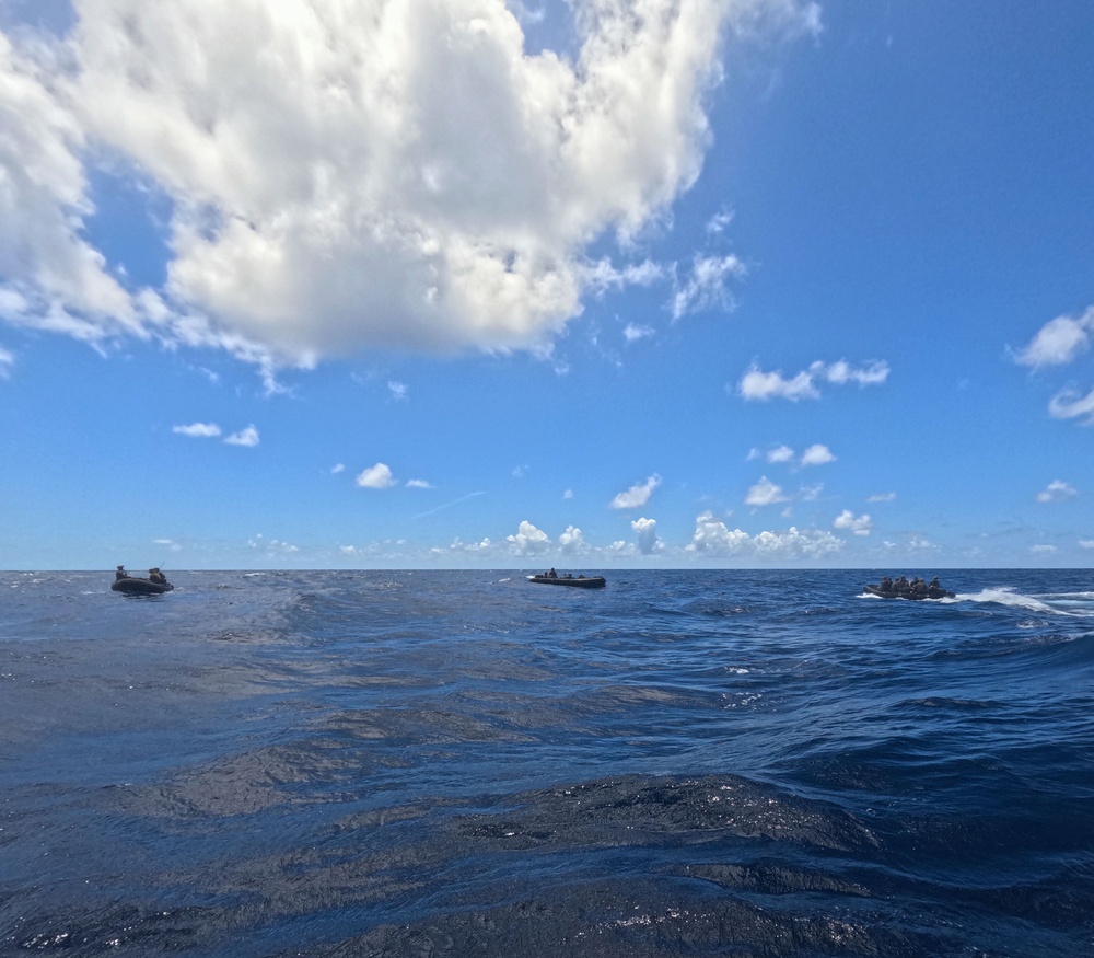 USS Iwo Jima Conducts Small Boat Operations