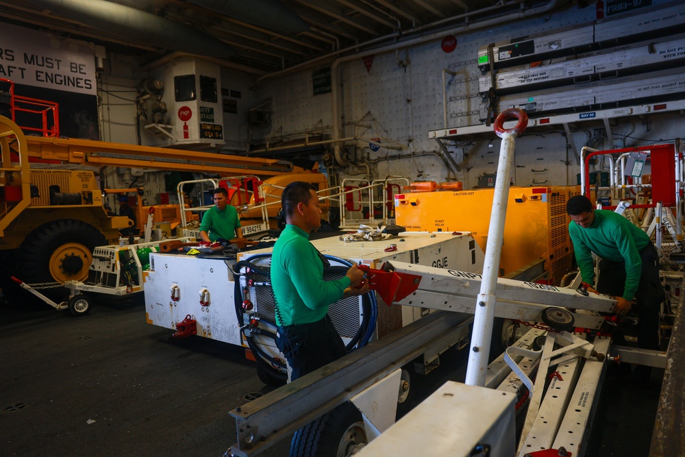 Iwo Jima Sailors Conducts Daily Operations
