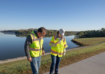 U.S. Army Corps of Engineers, Omaha District conducts dam safety inspection of Lake Cunningham Dam